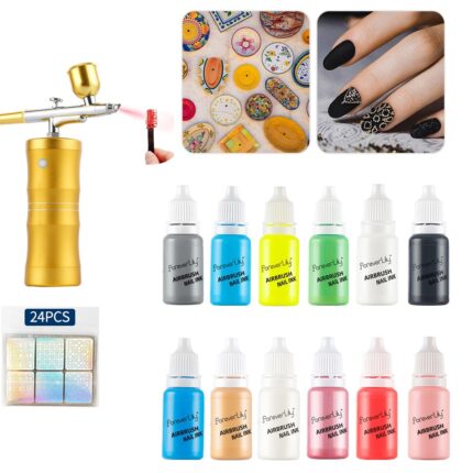 10ML Acrylic Paint Nail Ink Nail Polish Paint Airbrush Pigments for Nail