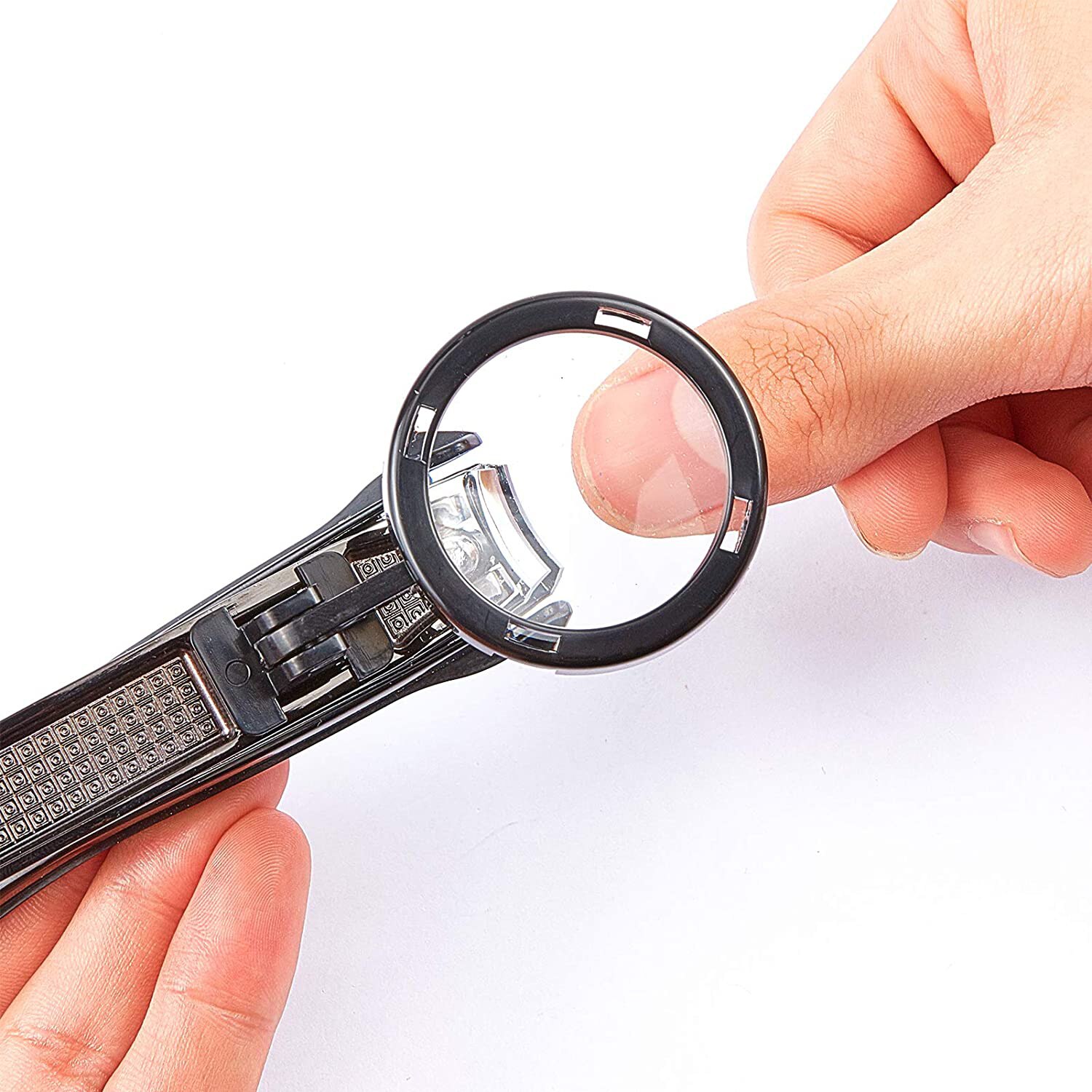 Magnifying-Glass-Nail-Clipper-Elder-People-Baby-Toenails-Finger-Cutter-Manicure-Pedicure-Tools-4 Magnifying Glass Nail Clipper Cutter Manicure Pedicure Tools