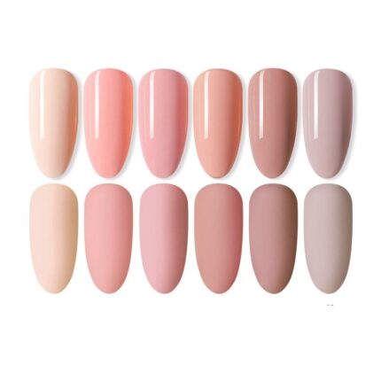 Nail Gel Polish Kit Brown Color 6pcs/set Art Gels Varnish UV LED Nail Lacquer Lot 10ml