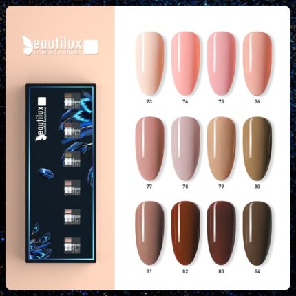 Nail Gel Polish Kit Brown Color 6pcs/set Art Gels Varnish UV LED Nail Lacquer Lot 10ml