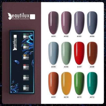 Nail Gel Polish Lot Autumn Color Collection UV LED Nails Polish Varnish 6pcs/set 10ml