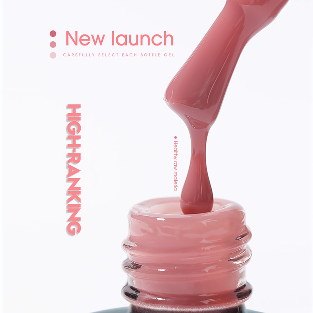 Beautilux-Nude-Color-Gel-Nail-Polish-Cover-Pink-Milky-White-Lace-Black-UV-LED-Semi-Permanent-2 Nude Gel Nail Polish with Lace and Black Accents - 10ml