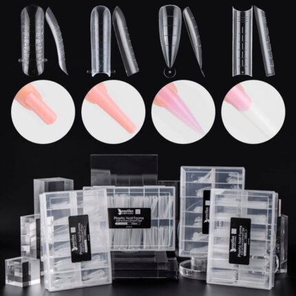 Quick Building Poly Acrylic Nail Forms for Various Nail Shapes and Styles