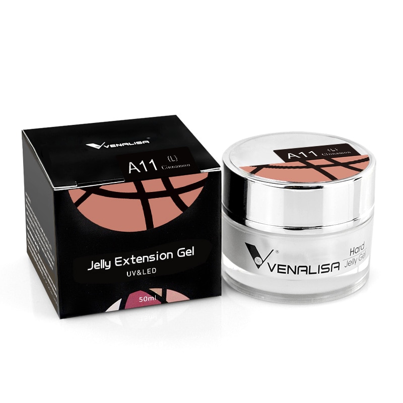 50ml-Hard-Jelly-Nail-Extension-Gel-Nail-Builder-Art-French-Nail-Gum-Venalisa-Clear-Natural-Color-4 50ml Jelly Extension Gel - Gel Nail Builder Art
