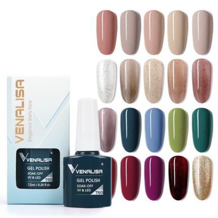 Nail Gel Polish With Gradient Color - Nail Art Manicure