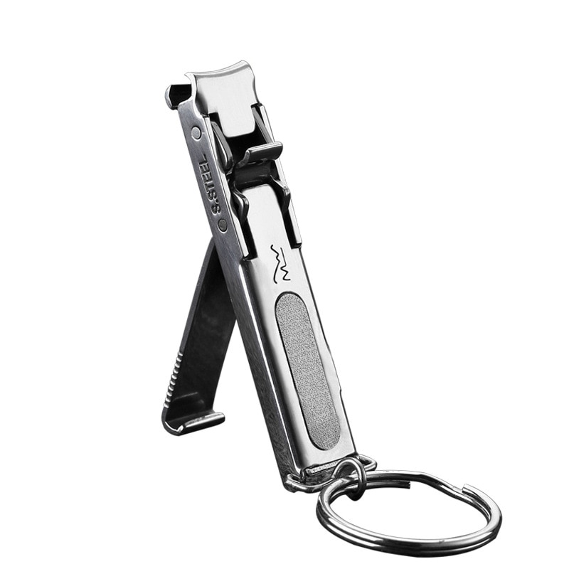 1PC-Foldable-0-5cm-Ultra-thin-Portable-Stainless-Steel-Nail-Toe-Cutter-Trimmer-Scissor-Manicure-Pedicure Foldable Stainless Steel Nail Clipper