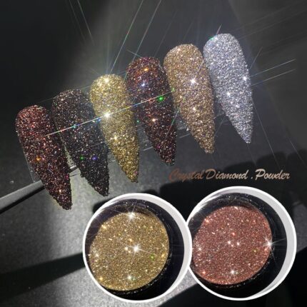 Diamond Crystal Powder | Luxury Glitter Nail Powder