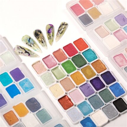 6Pcs/Set Nail Art Watercolor – Professional Nail Art Tools