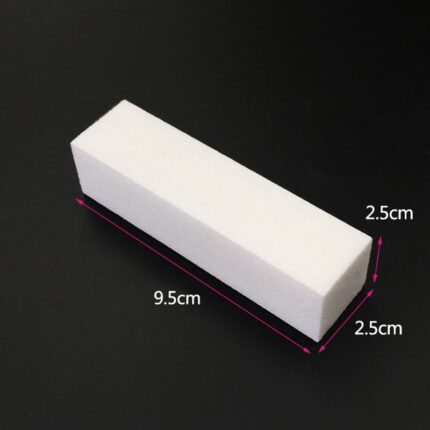 10Pcs White Buffing Sanding Files Block - Nail Art Buffer