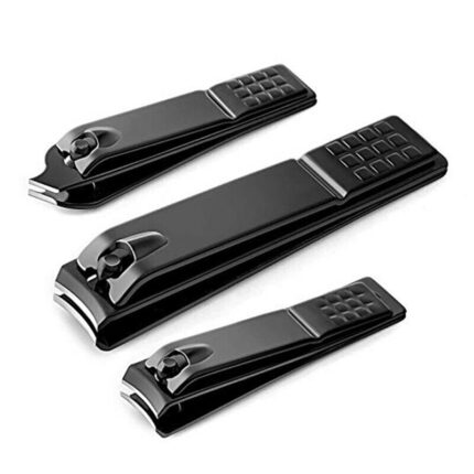 1PC Black Stainless Steel Nail Clippers