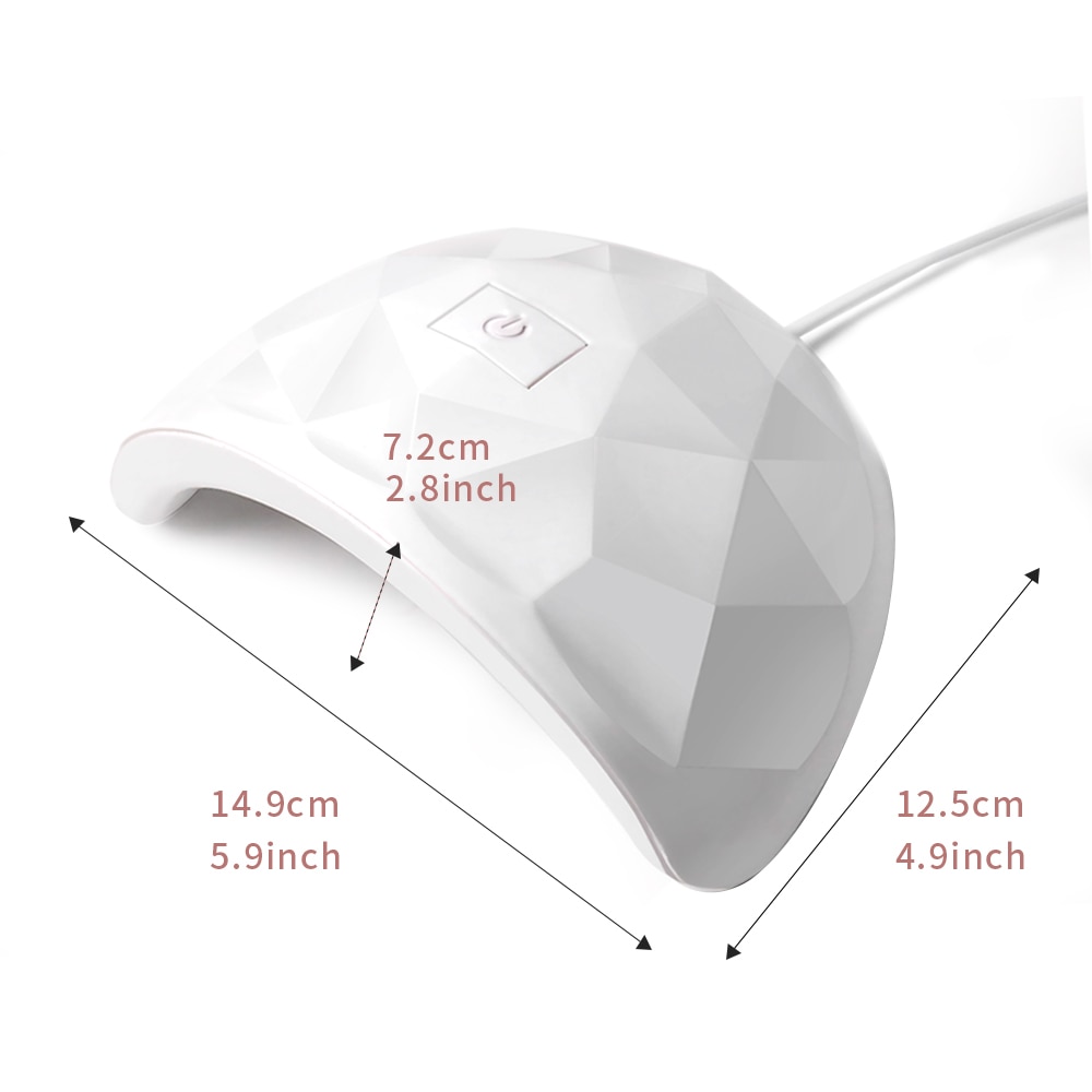 54W-18-LED-Drying-Lamp-Manicure-UV-Nail-Dryer-Curing-Gel-Nail-Polish-Integrated-USB-Smart-5 54W UV LED Nail Dryer Lamp