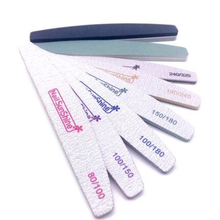 8-piece nail file and nail polish set