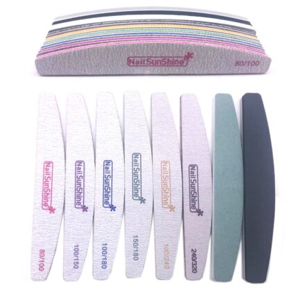 8-piece nail file and nail polish set
