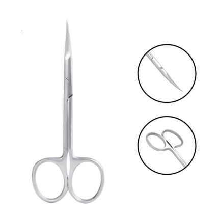 Stainless Steel Cuticle Nail Scissors - Precision Manicure Scissor