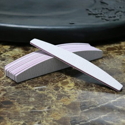 Lurayee Nail Buffer 100/180 Half Moon Nail Sanding Tool