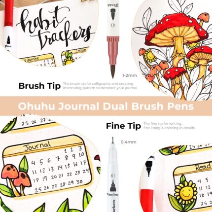 Ohuhu Dual-Tip Art Marker Set