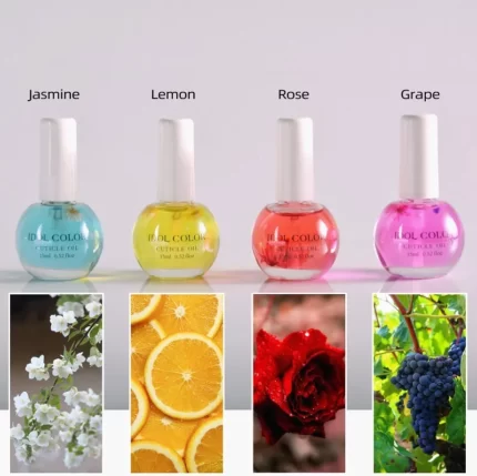 15ML Nail Cuticle Oil with Dried Flowers - Manicure Care & Repair