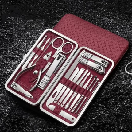 7/8/9/19Pcs Stainless Steel Nail Clipper Set with File - Household Trimming Kit