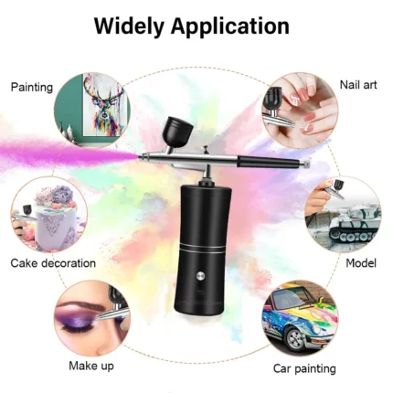 Portable Airbrush Nail Compressor Kit for Nail Art
