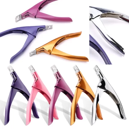 Professional U-Shaped Nail Capsule Cutter - Manicure Tool