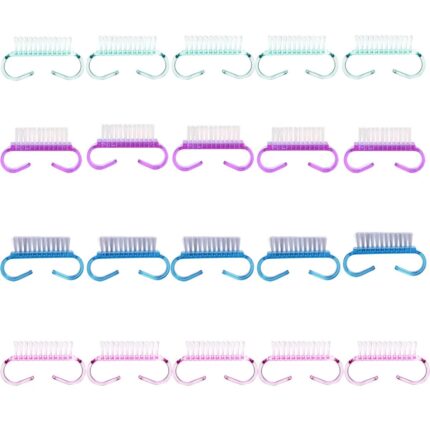 20 Pcs Handle Grip Nail Brush