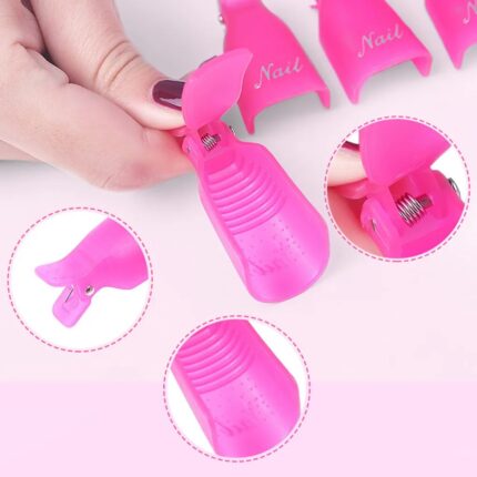 10pcs UV Gel Polish Remover Caps