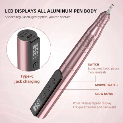 35000RPM Cordless Electric Nail Drill