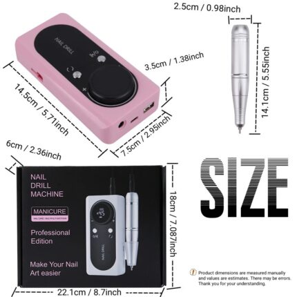 45000RPM USB Nail Drill Set