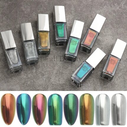 5ml Chrome Nail Gel - Mirror Effect - Aurora Powder Manicure