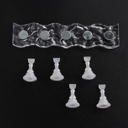 5pcs Magnetic Nail Holder Acrylic Display Stand