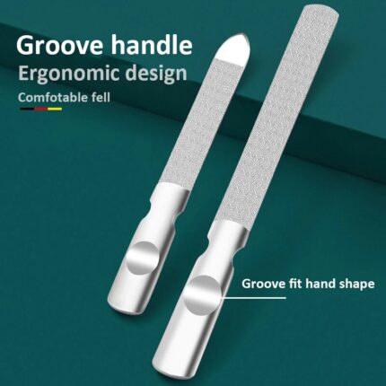 High-Quality Stainless Steel Nail Files for Professional Nail Care