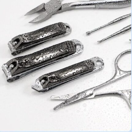 High-end 12 Pcs Manicure Set - Stainless Steel Nail Clipper Gift Kit