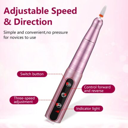35000RPM Cordless Nail Drill Machine