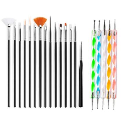 Professional Nail Brushes Set for Nail Art