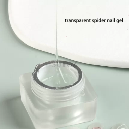 8ml Transparent Spider Nail Gel for Manicure