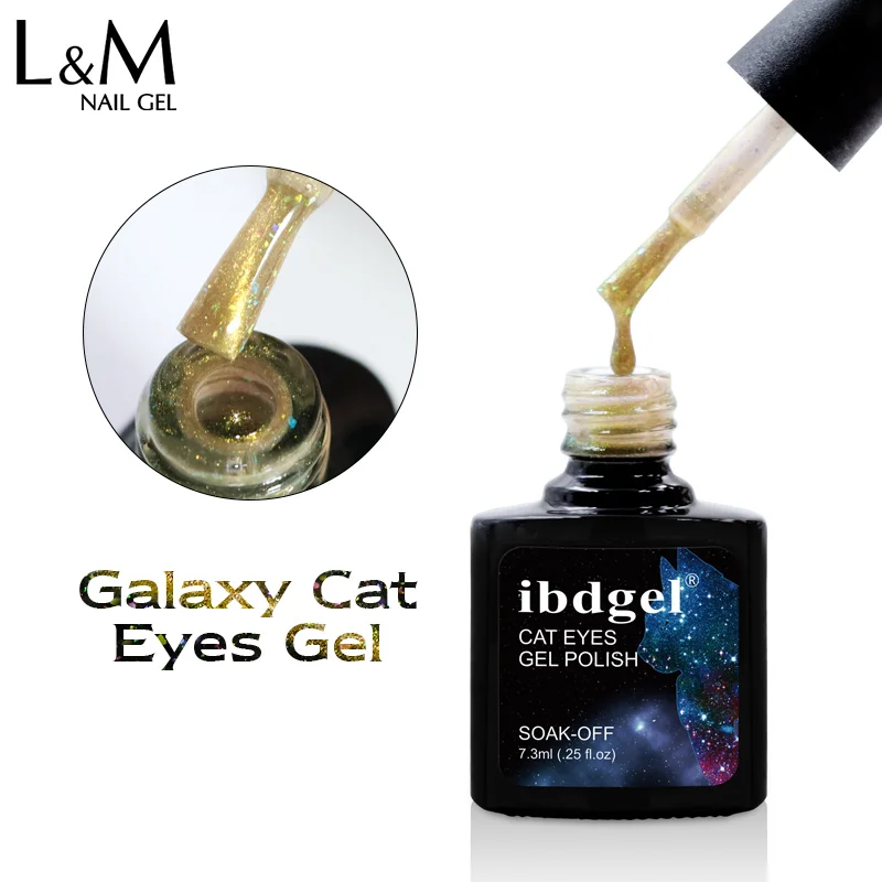 1pc-7-3ml-ibdgel-Galaxy-cat-eye-UV-LED-Soak-off-Gel-polish-for-fake-nails-3 1pc 7.3ml Galaxy Cat Eye Gel Polish