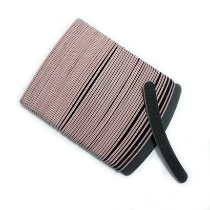 3/5/10pcs Grit Black Nail Sanding Buffers - Professional Manicure Tools