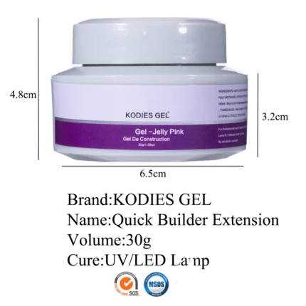 30g Builder Extension Nail Gel - UV/Hard Gel
