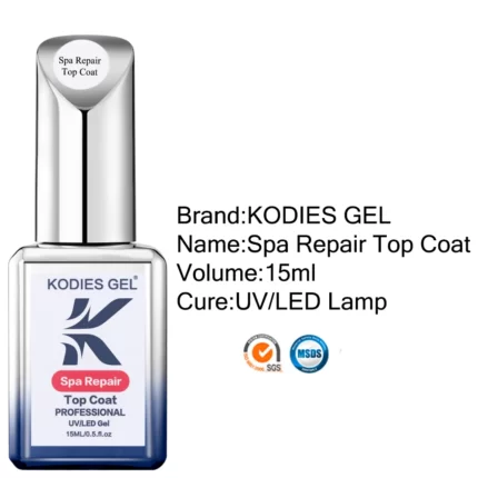 2-in-1 Milky White Gel Nail Polish - 15ML