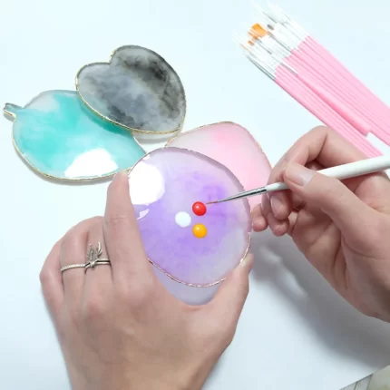 Gel Nail Polish Mixing Palette Pad Shelf