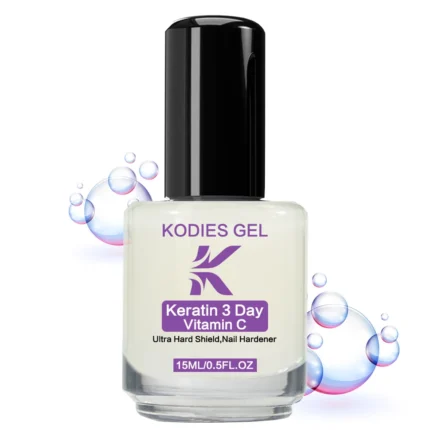 ChatGPT KODIES GEL Keratin 3 Day Nail Growth Vitamin C Nail Hardener 15ML
